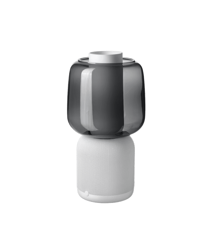 Sonos speaker lamp, glass shade